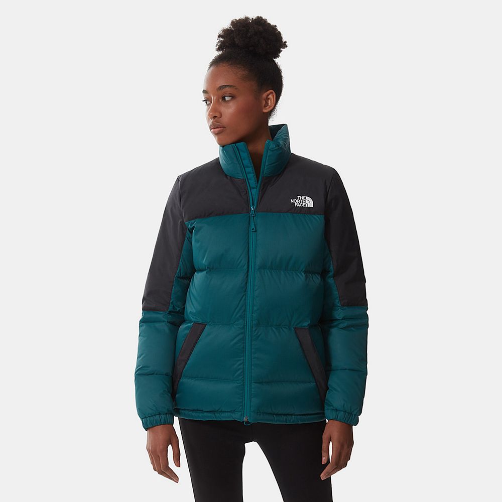 The North Face Winter Jacket Womens Australia - The North Face Diablo Blue / Black Hiking (YVH-28346